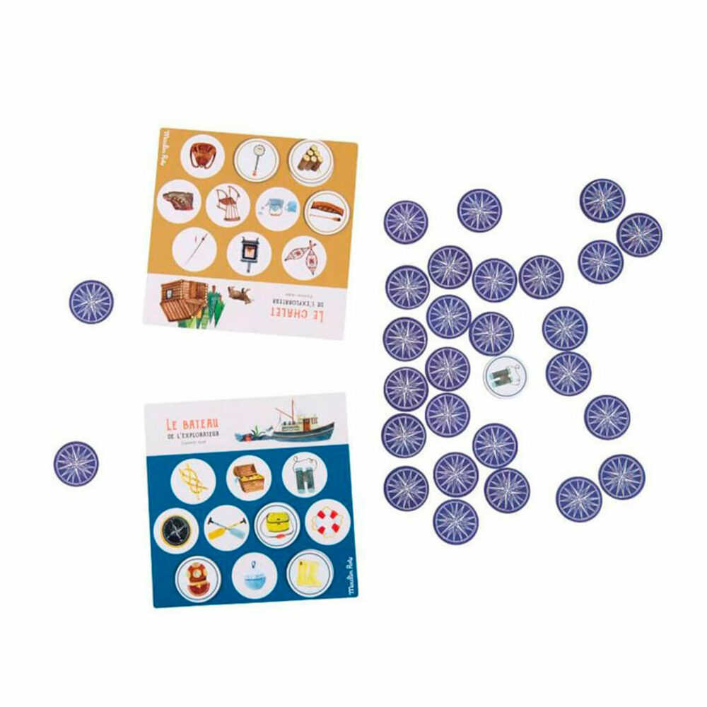 JUEGO DE MEMORIA MONTÉ MI CAMPAMENTO PARA NIÑOS COLECCIÓN LE JARDIN DU MOULIN