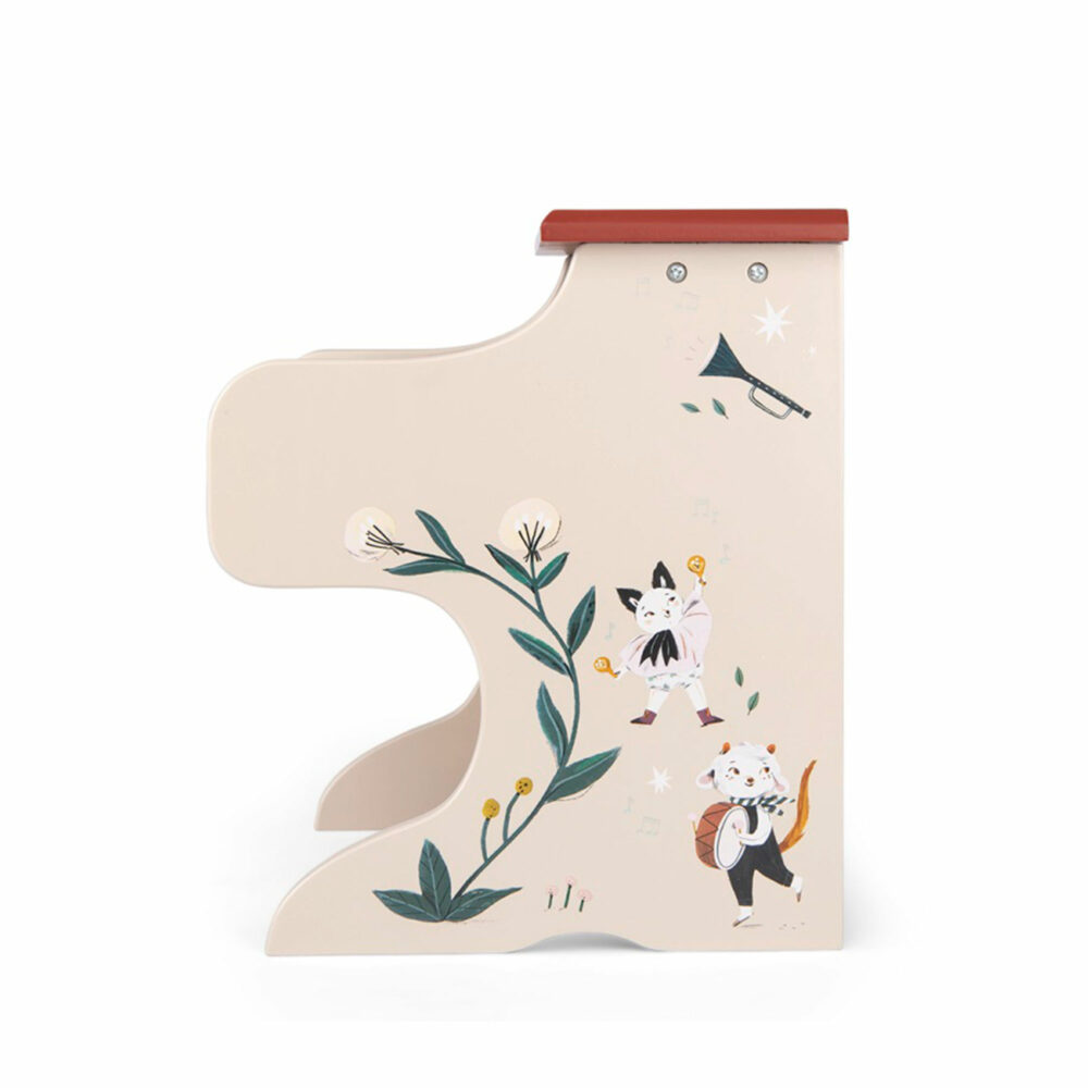 PIANO DE MADERA A PILAS PARA NIÑOS COLECCIÓN APRES LA PLUIE