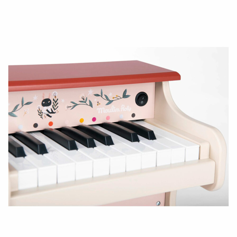 PIANO DE MADERA A PILAS PARA NIÑOS COLECCIÓN APRES LA PLUIE