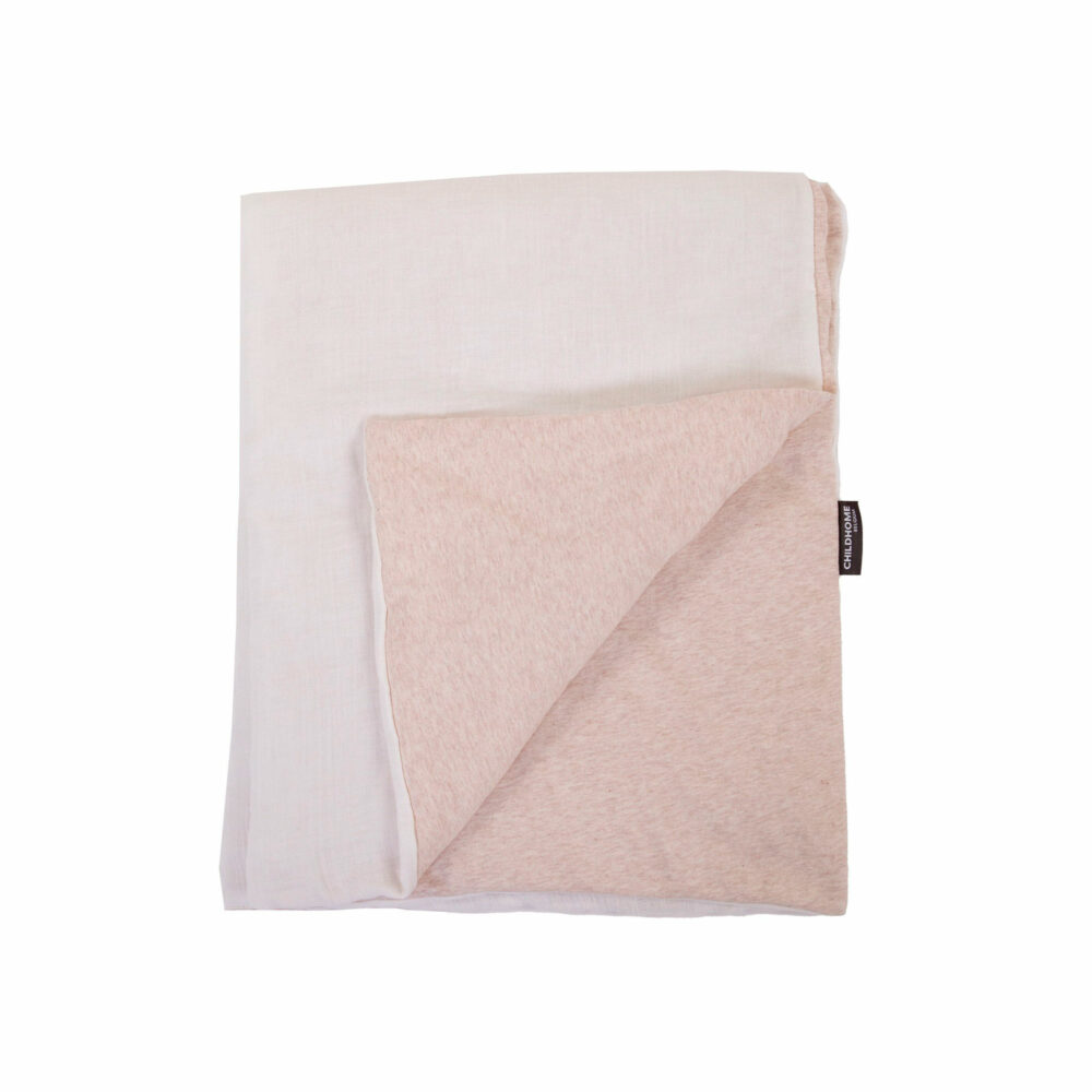 MANTA PARA BEBÉS JERSEY JASPEADO BEIGE 100 X 80 CM CHILDHOME