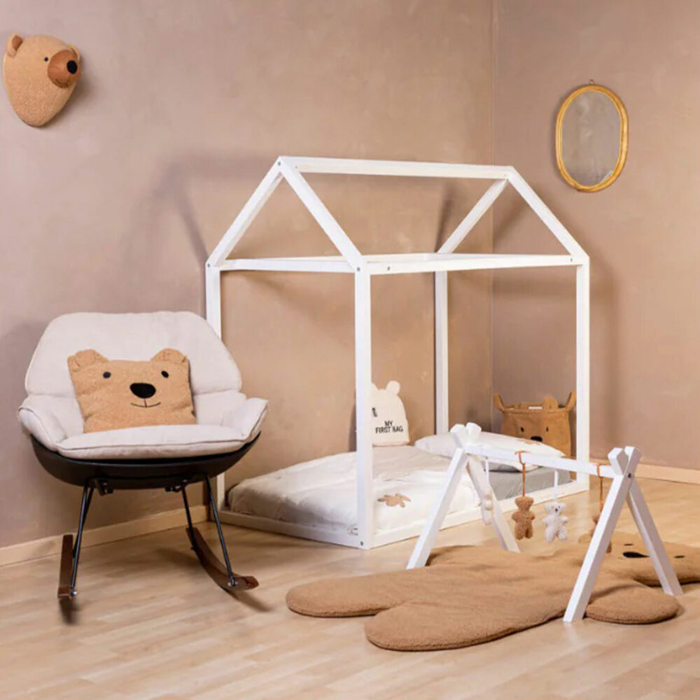 FUNDA NÓRDICA + FUNDA DE ALMOHADA 100 X 140 CM BEIGE CHILDHOME