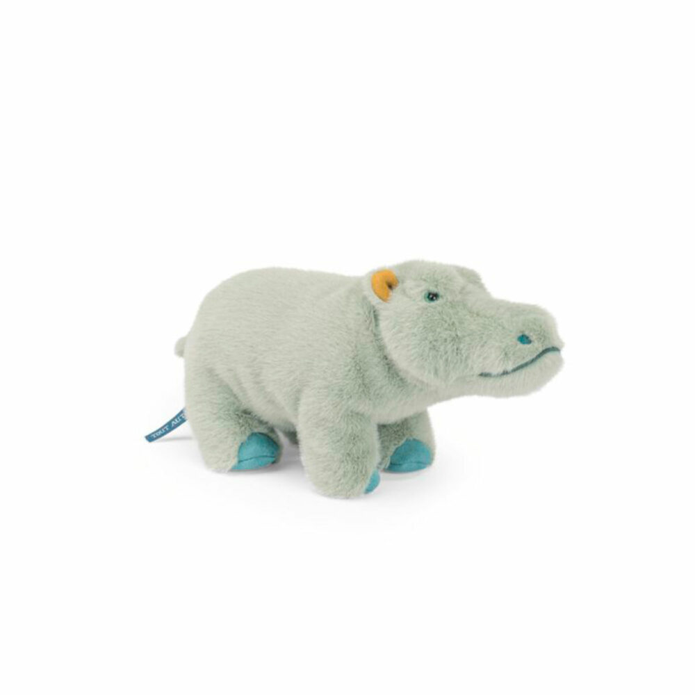 PELUCHE HIPOPÓTAMO PEQUEÑO COLECCIÓN TOUT AUTOUR DU MONDE