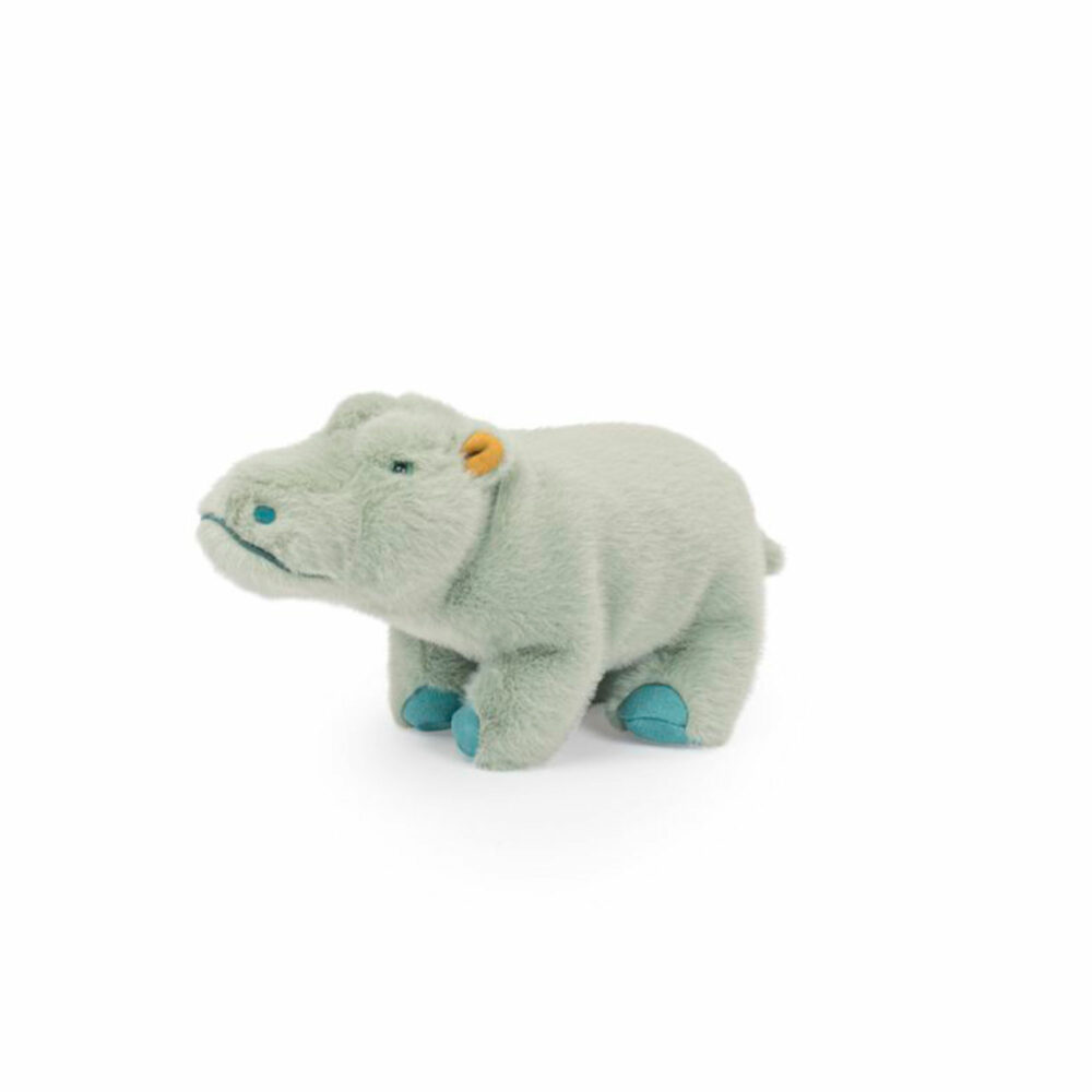 PELUCHE HIPOPÓTAMO PEQUEÑO COLECCIÓN TOUT AUTOUR DU MONDE