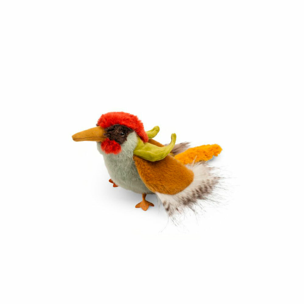 PELUCHE PÁJARO CARPINTERO COLECCIÓN TOUT AUTOUR DU MONDE