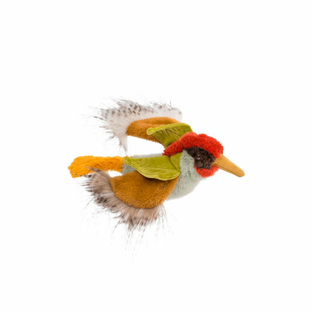 PELUCHE PÁJARO CARPINTERO COLECCIÓN TOUT AUTOUR DU MONDE