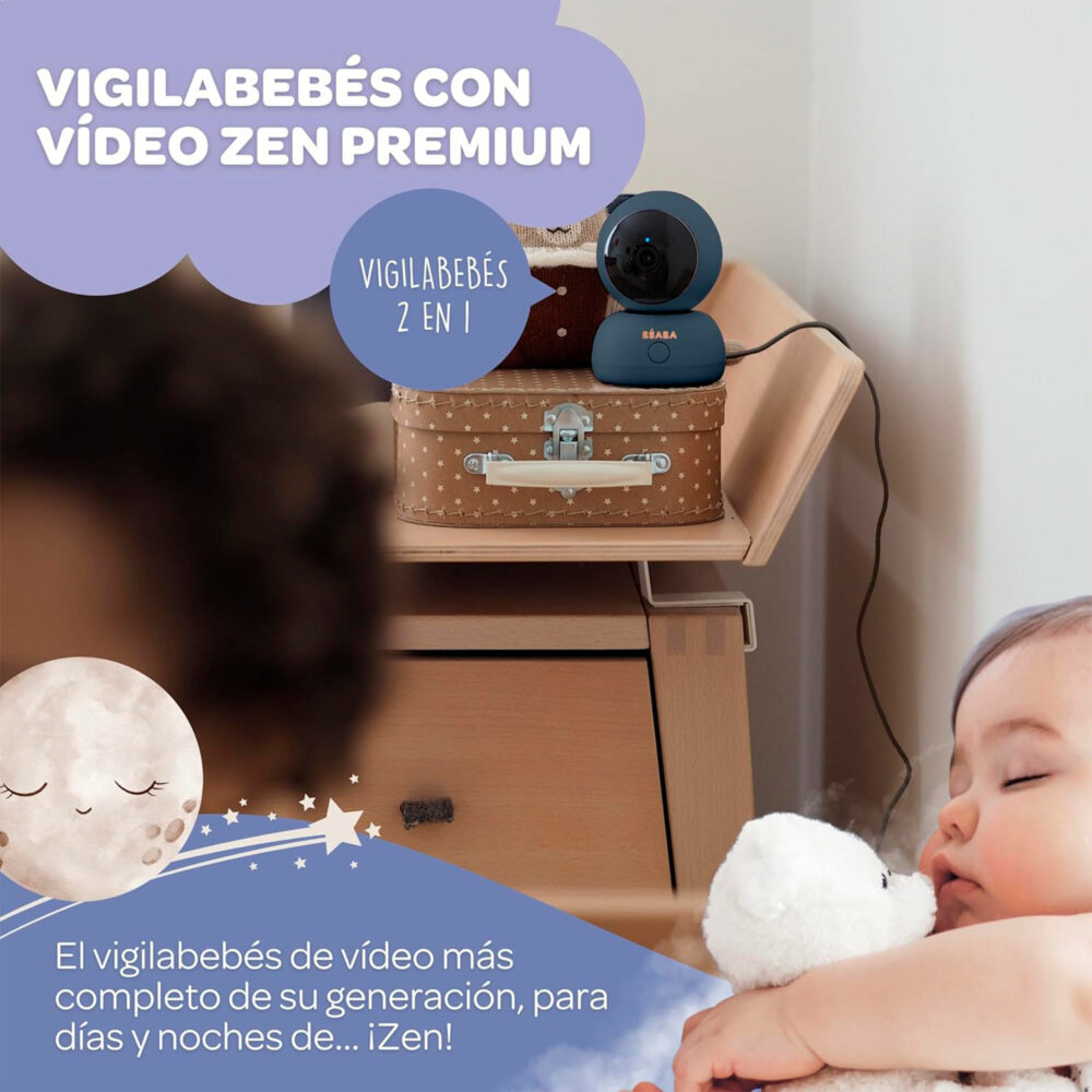 CÁMARA DE VIDEO VIGILANCIA FULL HD ZEN PREMIUM VISTA DE 360° BEABA