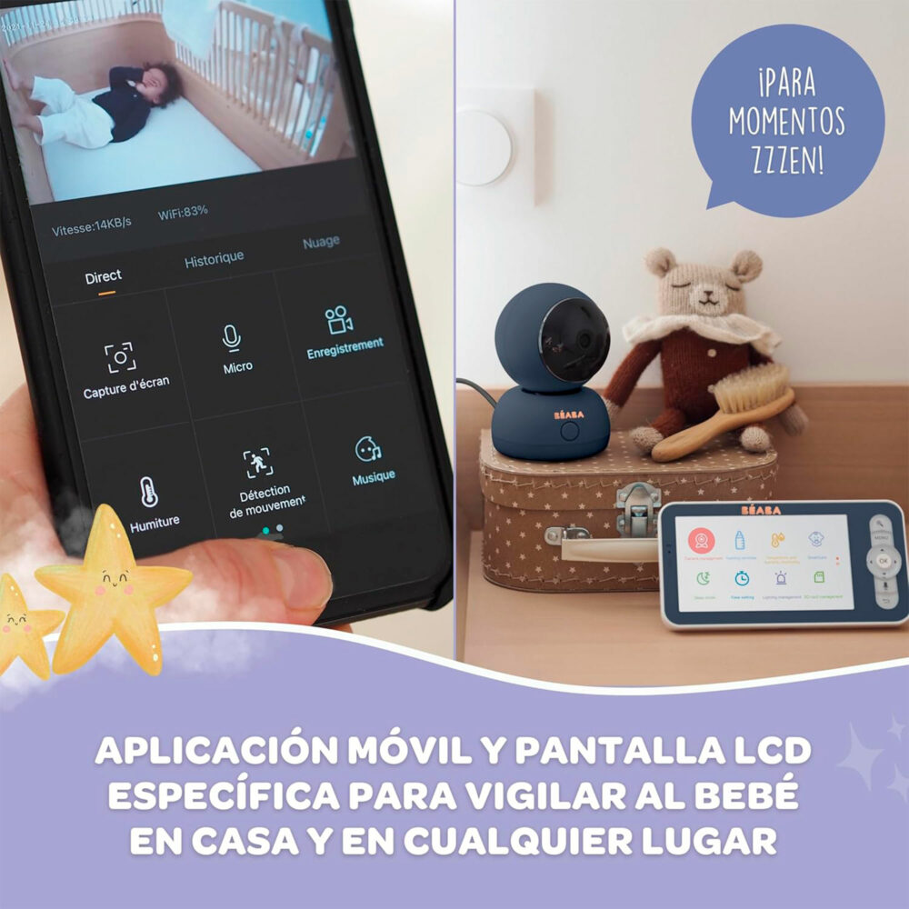 CÁMARA DE VIDEO VIGILANCIA FULL HD ZEN PREMIUM VISTA DE 360° BEABA