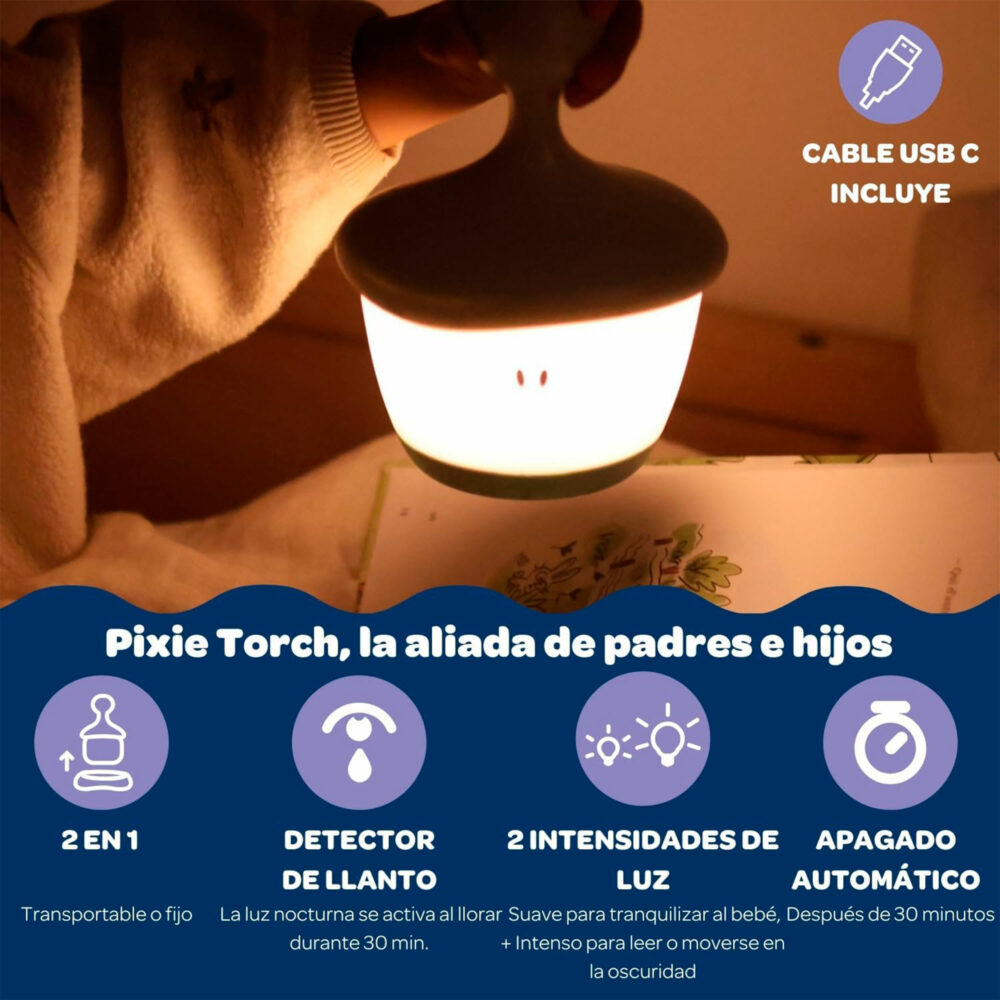 LÁMPARA DE NOCHE PIXIE TORCH BEABA