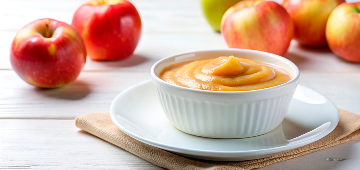 Flan de Manzana