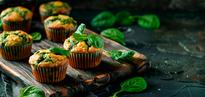 Muffins de Espinaca