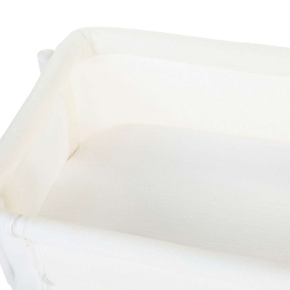 COLECHO PARA BEBÉS DE 0 A 6 MESES BLANCO NATURAL 97 X 64 CM CHILDHOME