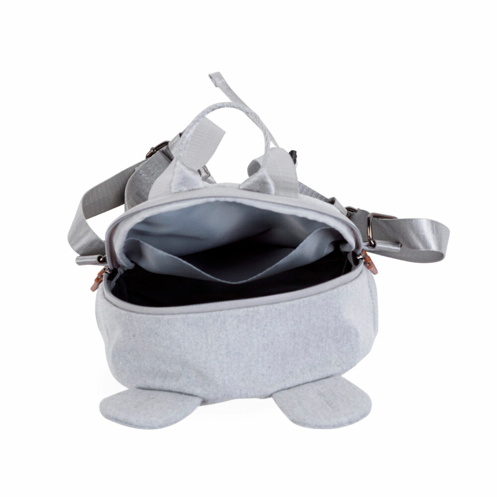 MOCHILA PARA NIÑOS DE LONA MY FIRST BAG GRIS CHILDHOME