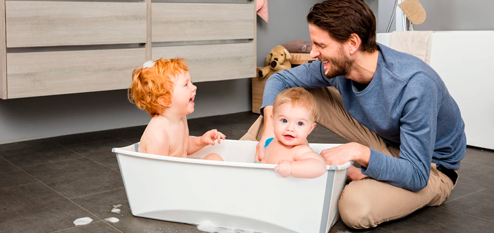 La Hora del Baño del Bebé y el Vínculo Emocional con los Padres