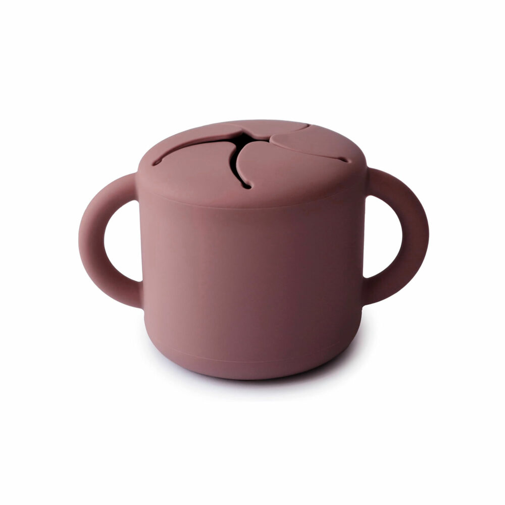 TAZA PARA SNACK CON ASAS DE SILICONA MUSHIE