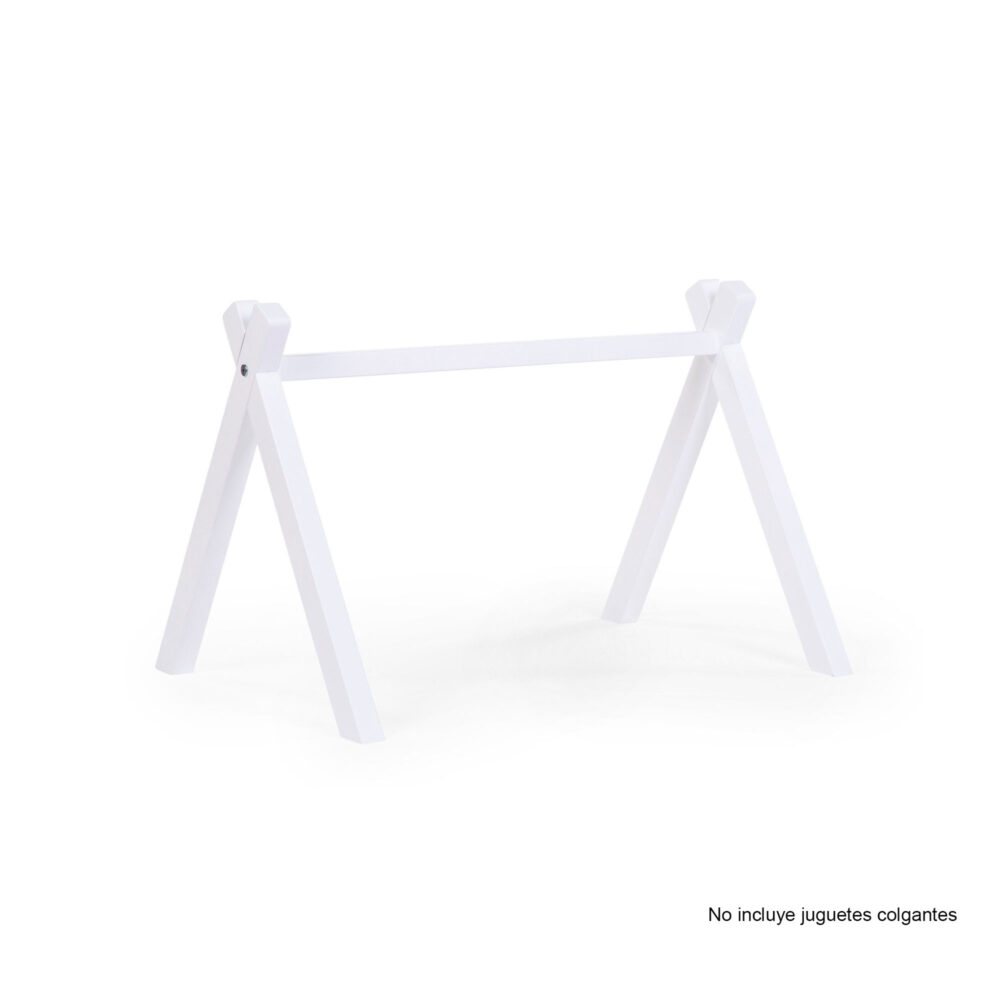 GIMNASIO TIPI DE MADERA COLOR BLANCO 70 X 50 X 48 CM CHILDHOME