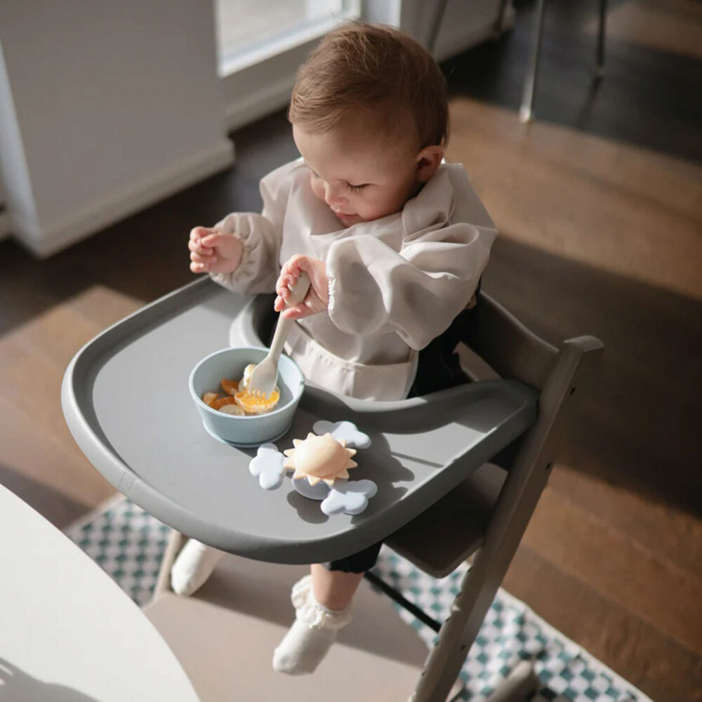 BABERO MANGA LARGA PARA BEBÉS DE 6 A 24 MESES MUSHIE