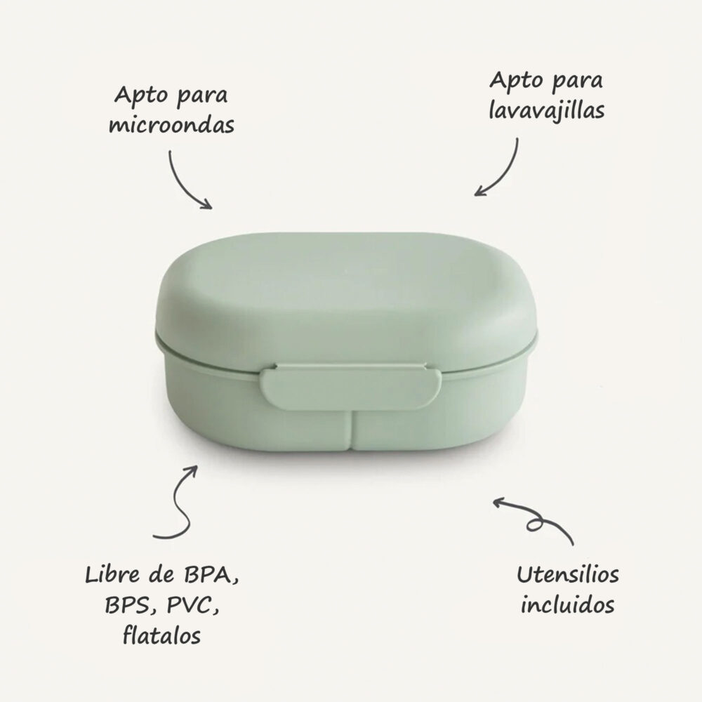 LUNCHBOX DE POLIPROPILENO CON DIVISIONES MUSHIE