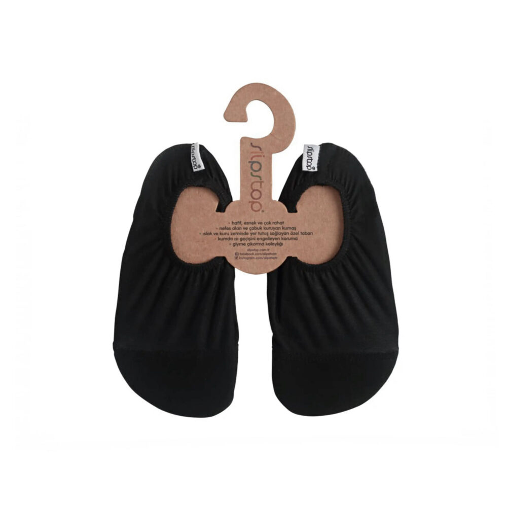ZAPATOS ANTIDESLIZANTES MULTIUSOS MODELO JUNIOR BLACK SLIPSTOP