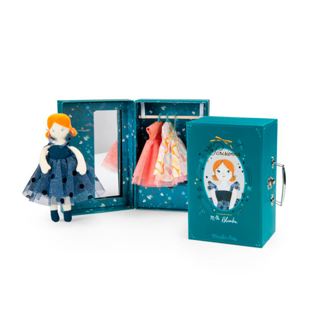 MALETÍN ARMARIO MELLE BLANCHE TRAJES DE NOCHE COLECCIÓN LES PARISIENNES