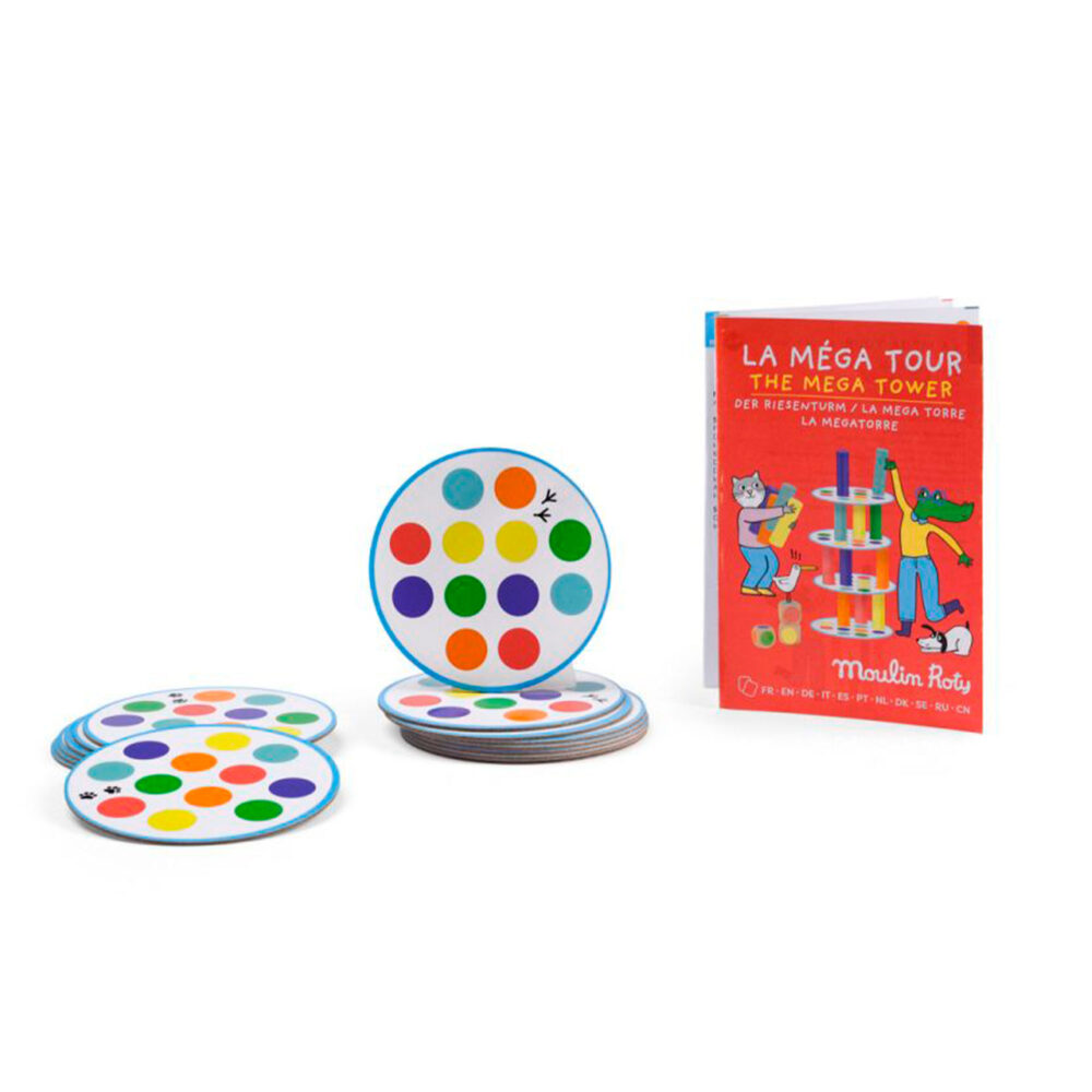 JUEGO MEGA TORRE DE MADERA COLECCIÓN LES LOUFOQUES