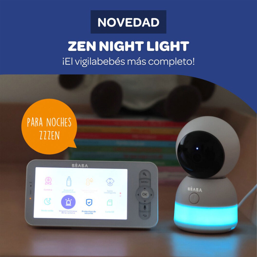 CÁMARA DE VIDEO VIGILANCIA FULL HD ZEN NIGHT LIGHT DE 360° BEABA
