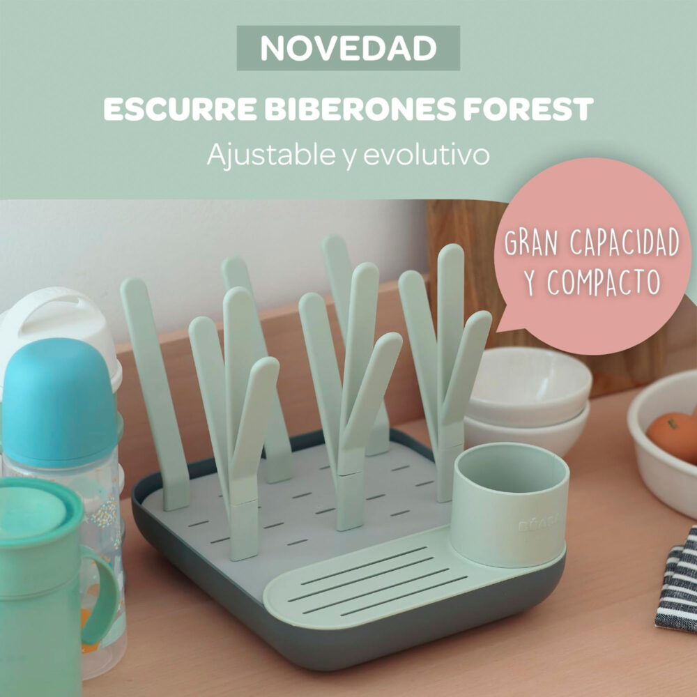 ESCURRIDOR PARA BIBERONES MODELO FOREST BEABA