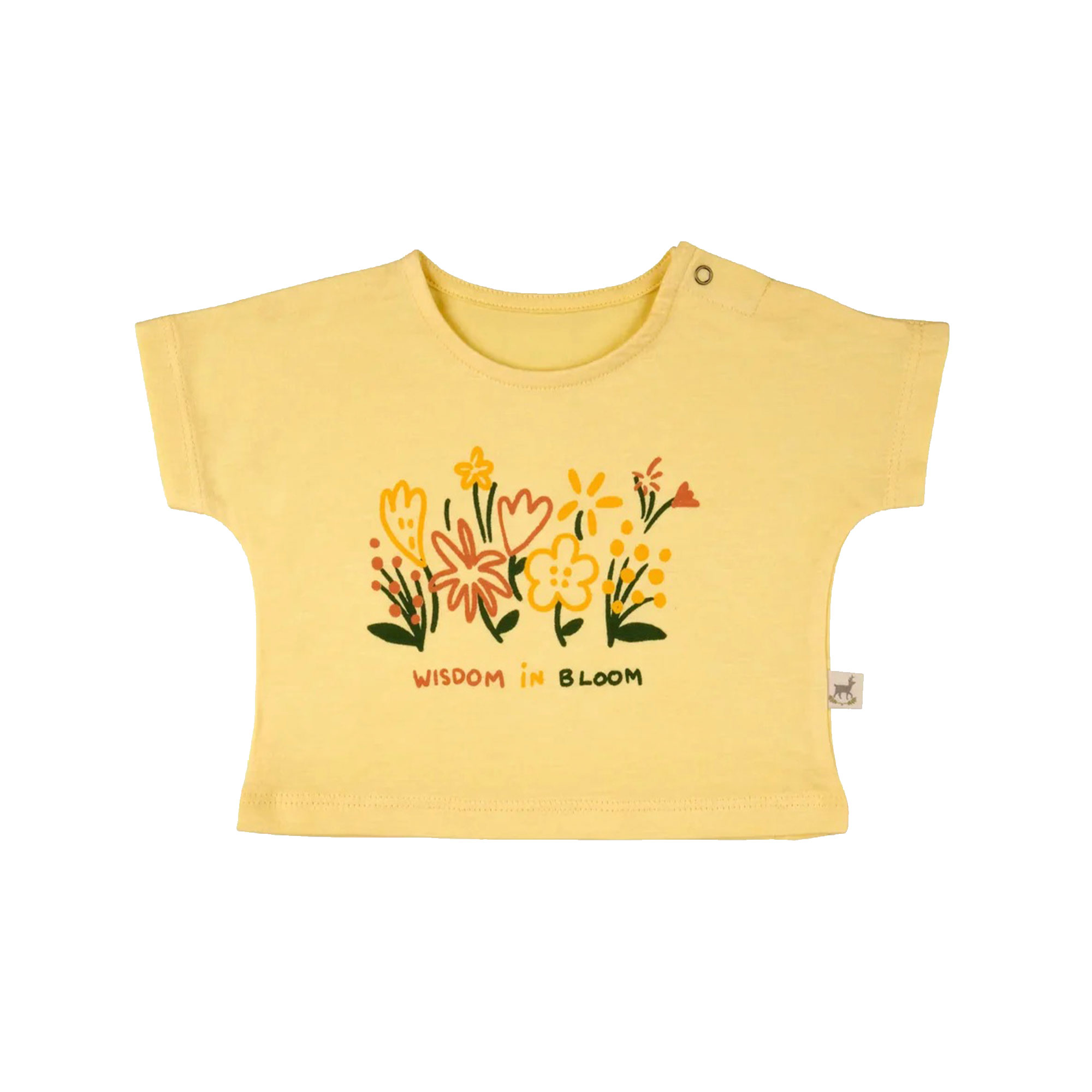 T-SHIRT MANGA CORTA WISDOM IN BLOOM 100% ALGODÓN PIMA RED CARIBOU