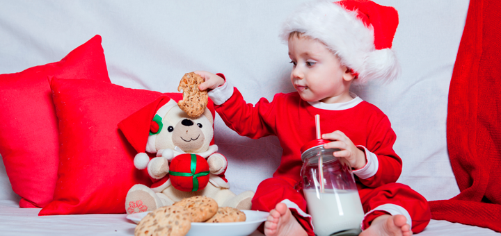 Smoothie Navideño Verde y Rojo
