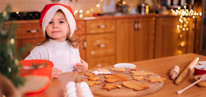 Queque Navideño Saludable para bebés