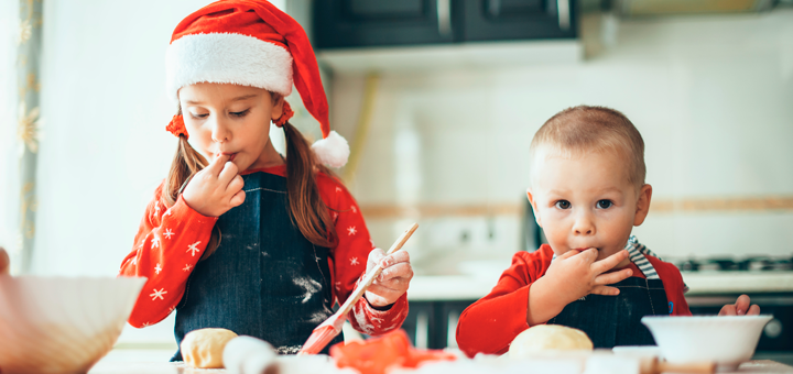 Queque Navideño Saludable para bebés