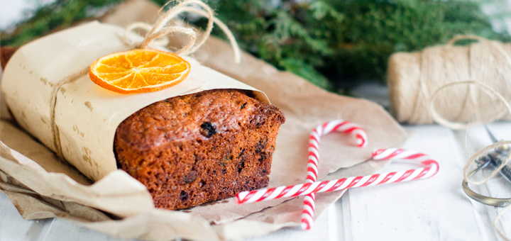 Queque Navideño Saludable para bebés