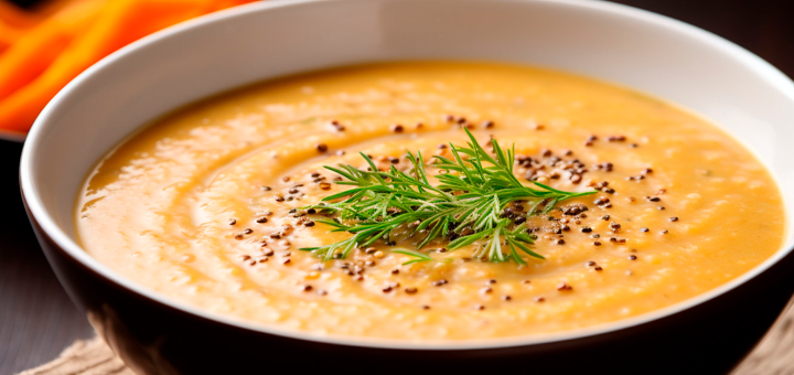 Puré de lentejas con Zanahoria y Espinaca