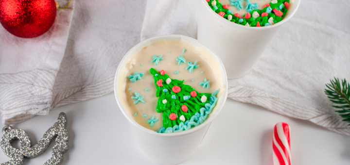Smoothie Navideño Verde y Rojo