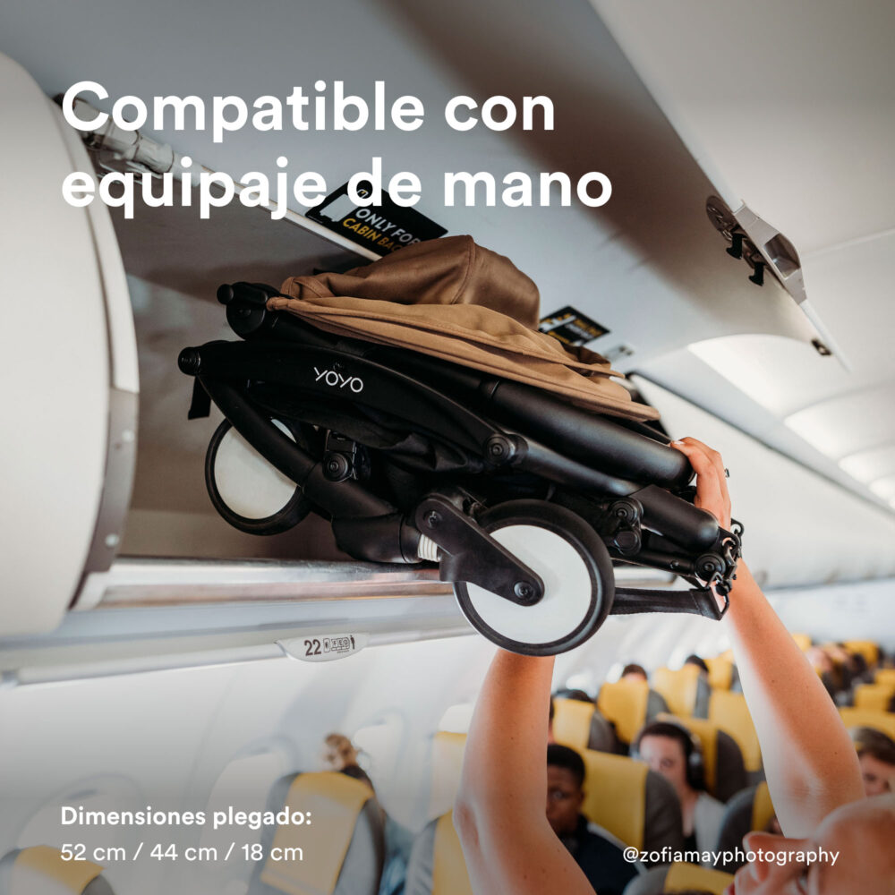 COCHE STOKKE YOYO³ CHASIS NEGRO TEXTIL 2DA ETAPA DE 6 MESES A 4 AÑOS