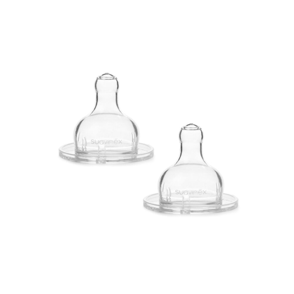 SET DE 2 TETINAS REDONDA FLUJO LENTO(S) +0 MESES TALLA 1 SUAVINEX