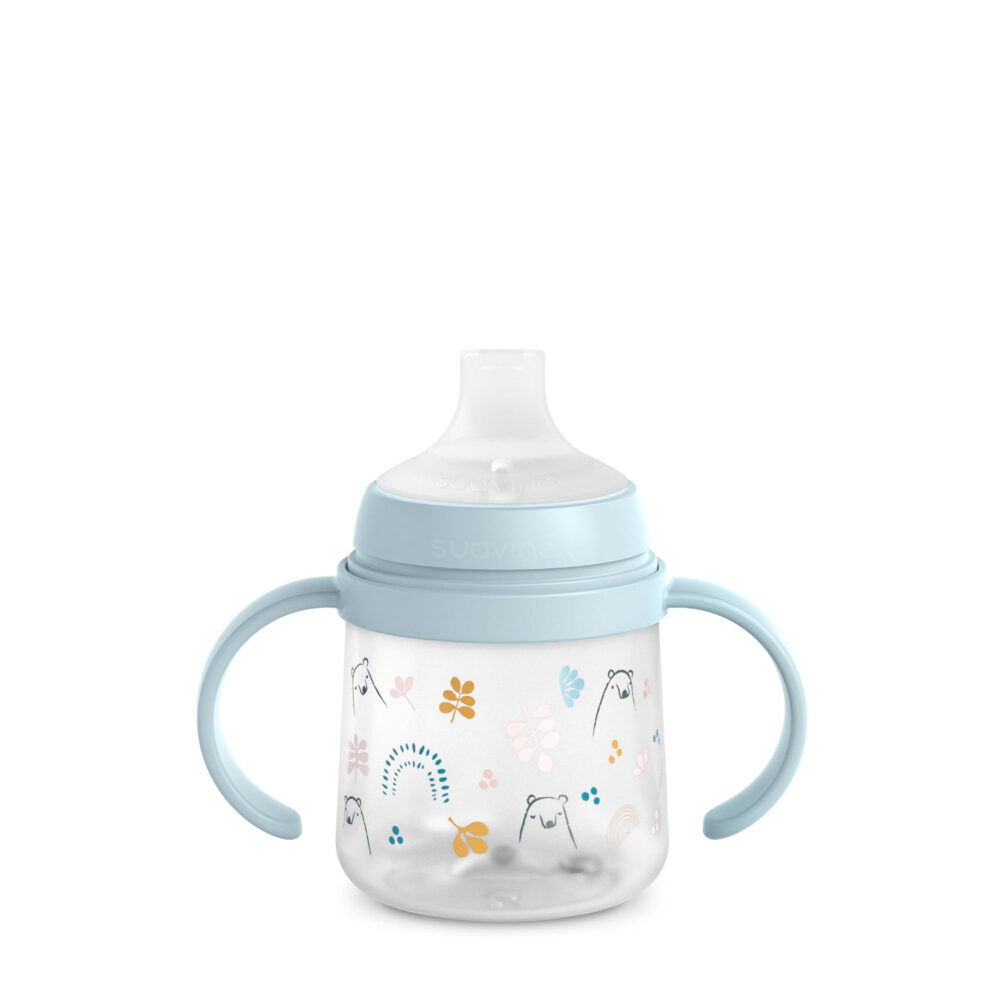 Biberón con asas taza First entrenamiento de 150 ml / +6 meses - SUAVINEX