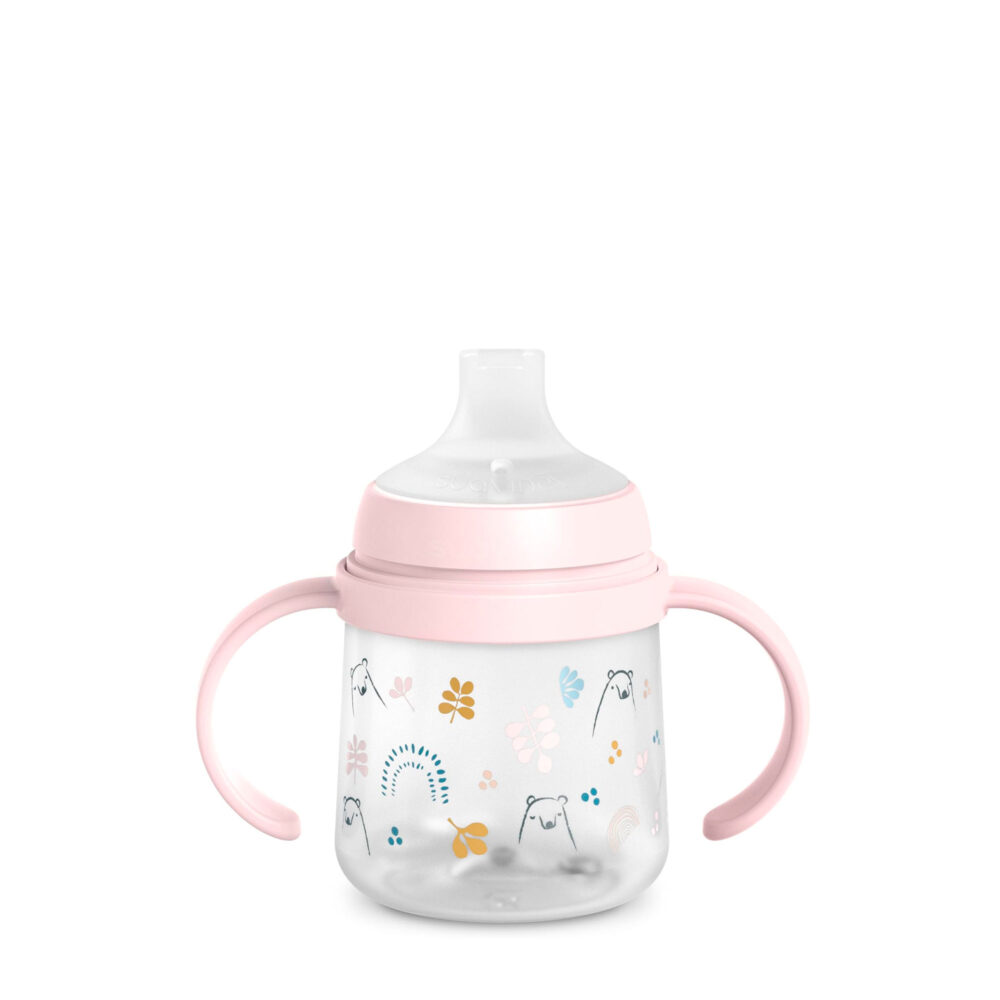 BIBERÓN CON ASAS TAZA FIRST ENTRENAMIENTO DE 150 ML / +6 MESES SUAVINEX