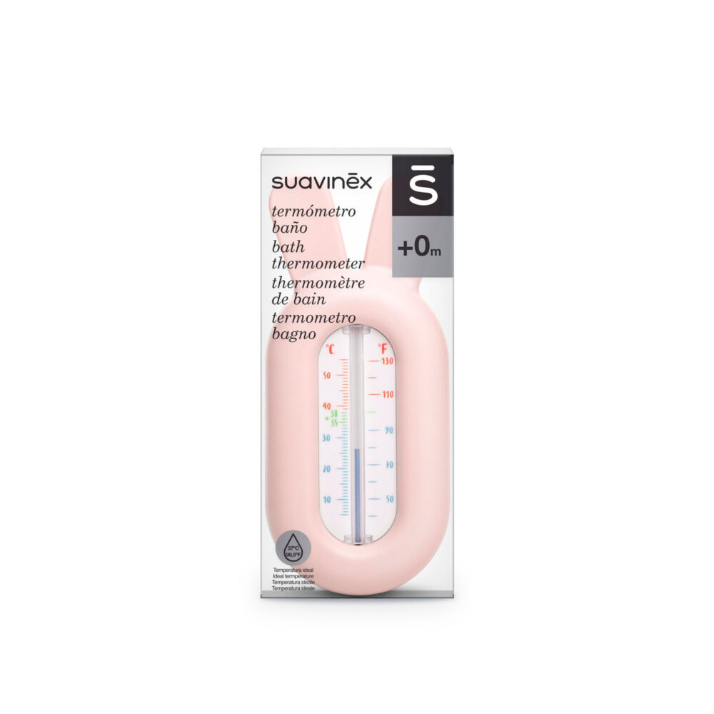 TERMÓMETRO DE AGUA PARA EL BAÑO DEL BEBÉ DREAMS ROSADO SUAVINEX