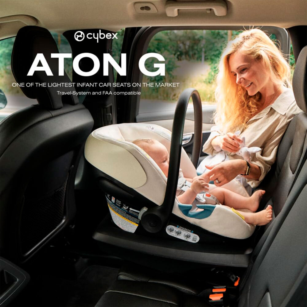 PACK COCHE MODELO EOS BLK 2 EN 1 + CARSEAT ATON G + ADAPTADOR CYBEX