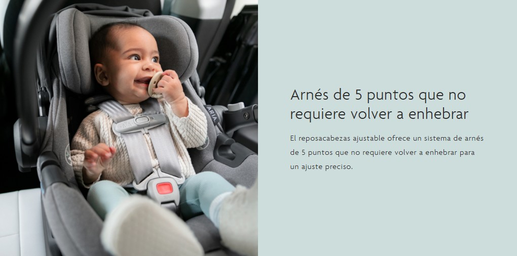 ASIENTO DE AUTO MODELO ARIA PARA VISTA V3 / VISTA V2 / CRUZ V2 / MINU V2 / RIDGE UPPABABY