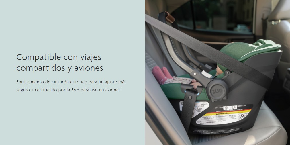 ASIENTO DE AUTO MODELO ARIA PARA VISTA V3 / VISTA V2 / CRUZ V2 / MINU V2 / RIDGE UPPABABY