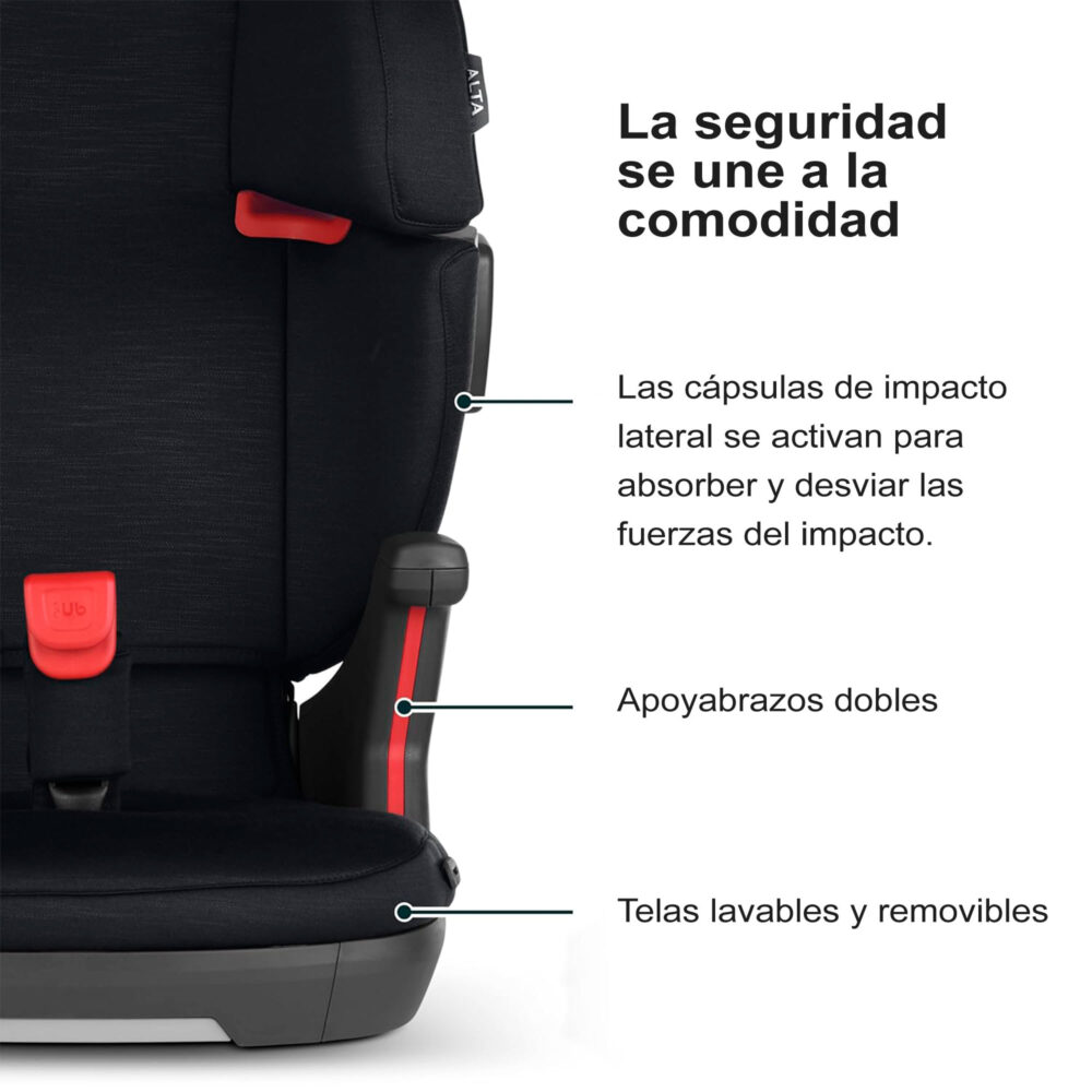 ASIENTO DE AUTO MODELO ALTA V2 PARA NIÑOS DE 6 A 12 AÑOS UPPABABY