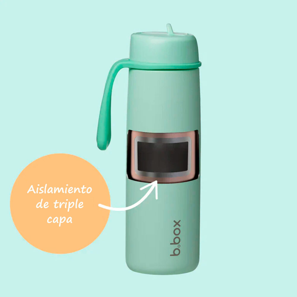 TOMATODO ISOTÉRMICO CON CAÑITA INSULATED BOTTLE 24 OZ / 690 ML B.BOX