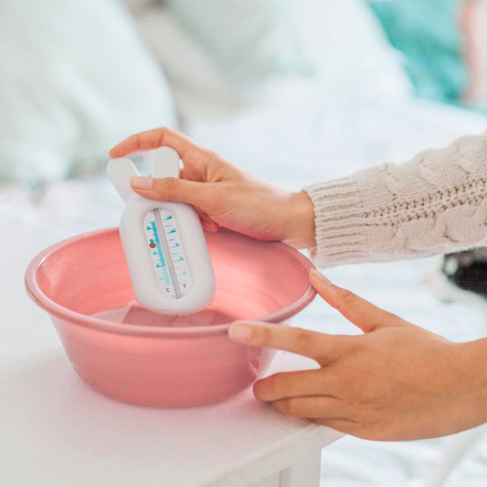 TERMÓMETRO DE AGUA PARA EL BAÑO DEL BEBÉ DREAMS ROSADO SUAVINEX