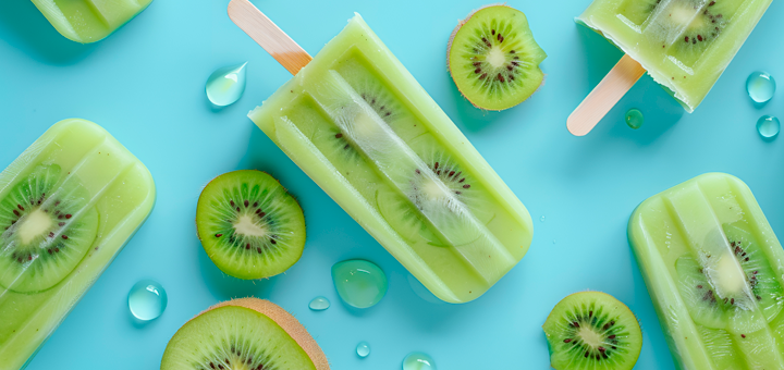 Helado Saludable de Kiwi