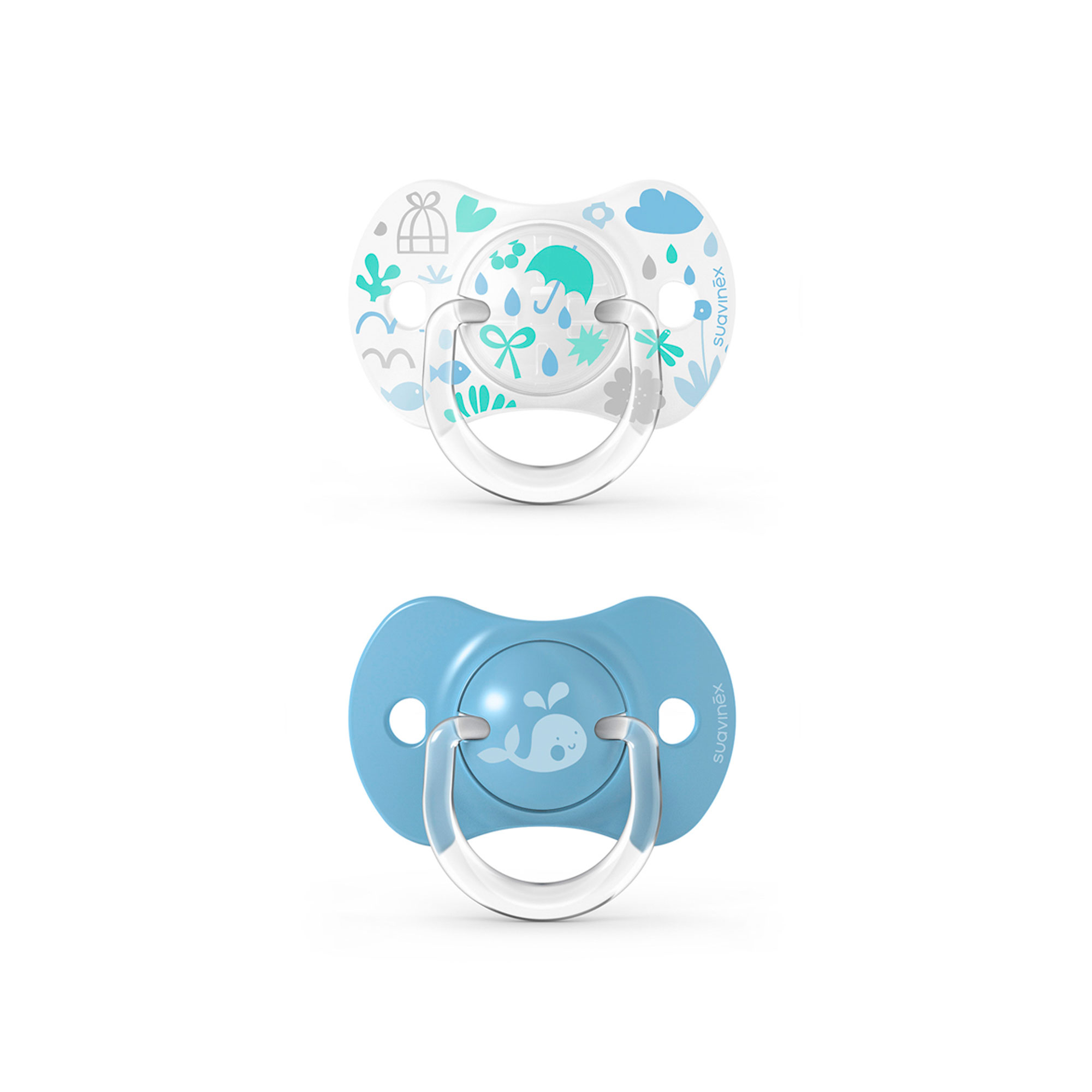 SET DE 2 TETINAS ANATÓMICA FLUJO MEDIO (M) 0 – 6 MESES TALLA 1 SUAVINEX