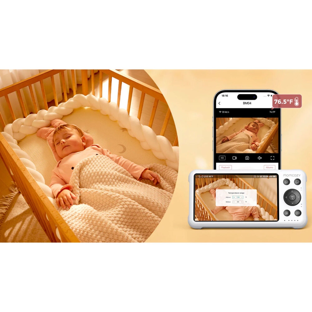 CÁMARA VIDEO BABY MONITOR LED MODELO BM01 MOMCOZY