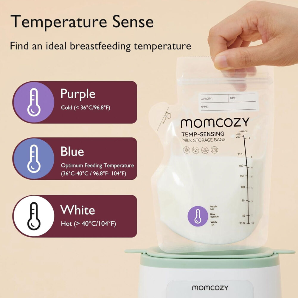 BOLSA DE ALMACENAMIENTO DE LECHE MATERNA 8 ONZAS 60 UNIDADES MOMCOZY