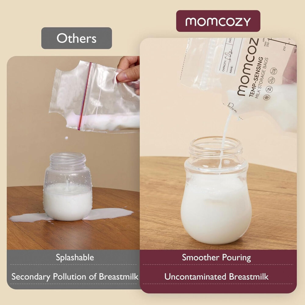BOLSA DE ALMACENAMIENTO DE LECHE MATERNA 8 ONZAS 60 UNIDADES MOMCOZY
