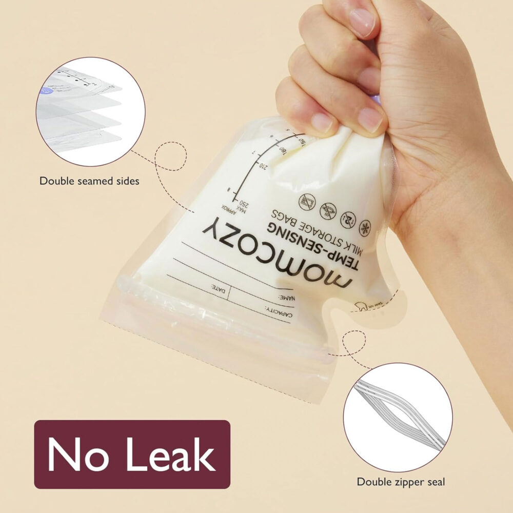 BOLSA DE ALMACENAMIENTO DE LECHE MATERNA 8 ONZAS 60 UNIDADES MOMCOZY